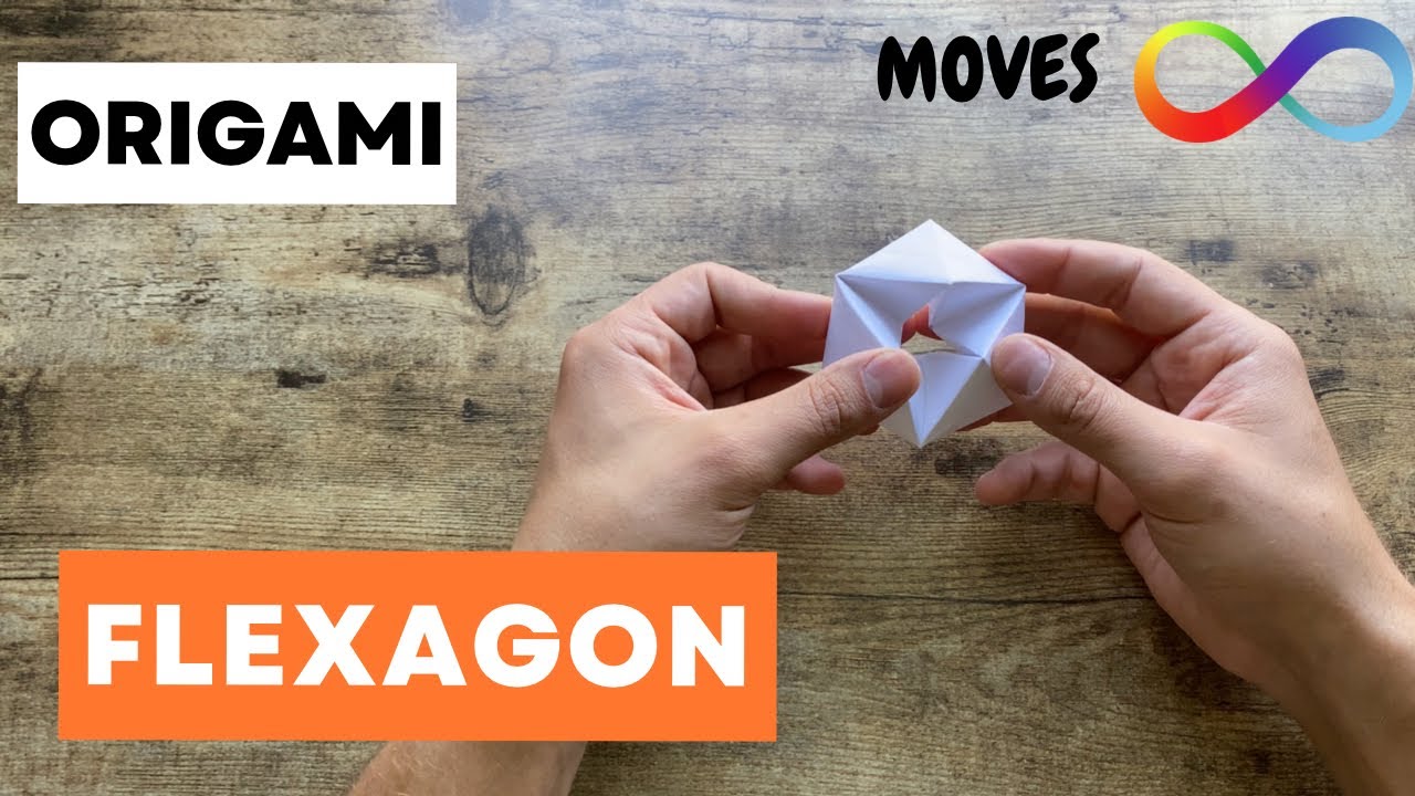 EASY FLEXAGON ORIGAMI TUTORIAL STEP BY STEP | HOW TO MAKE A PAPER FLEXAGON ORIGAMI | FOLDING ALWAYS