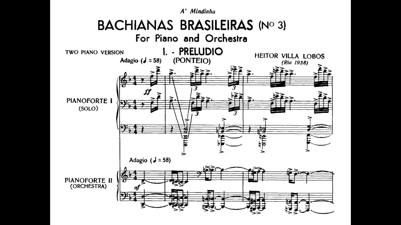 Villa-Lobos - Bachianas brasileiras No.3 (Nelson Freire, piano; OSB, reg. Karabtchevsky)
