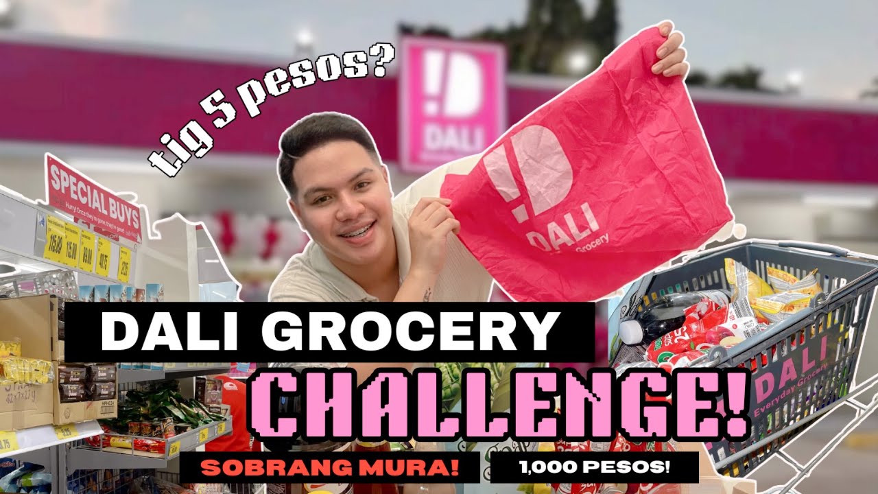 1,000 PESOS CHALLENGE AT DALI GROCERY STORE | andami kong nabili! | Kyle T.