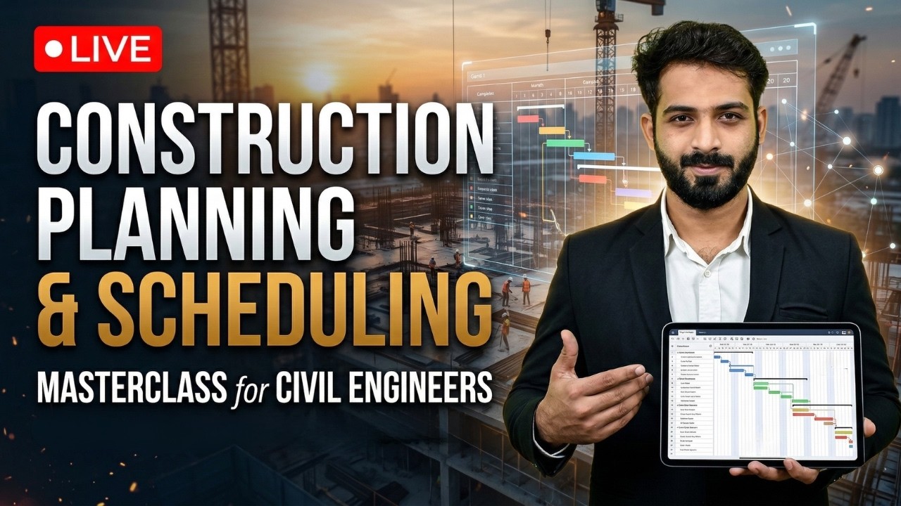 How to Do Construction Planning & Scheduling Step-by-Step | Masterclass for Civil Engineers