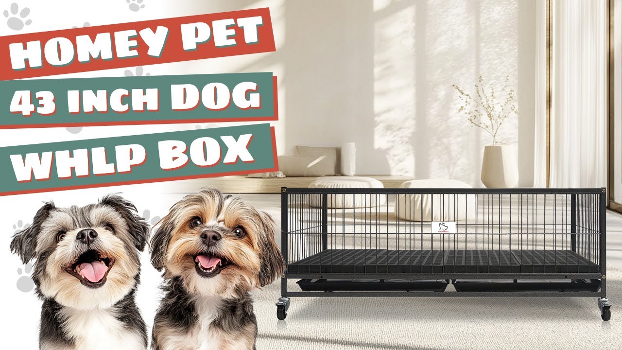 The Ultimate Dog Whelping Box! Ideal for Nursing Moms & Puppies!