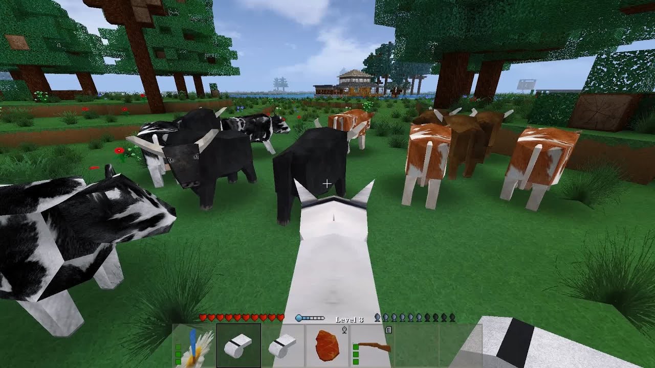 ABOIANDO 200 CABEÇAS DE GADO PARA A FAZENDA SURVIVALCRAFT 2 FAZENDA REALISTA EP: 42