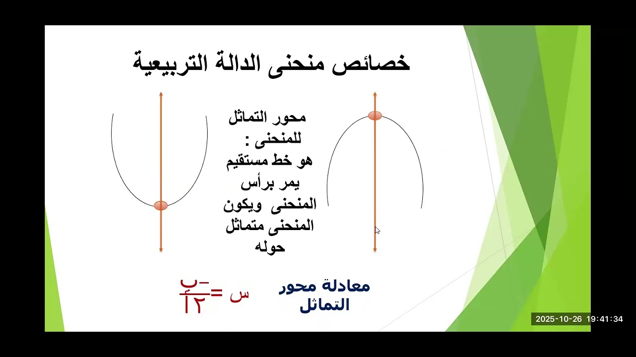 جبر الصف الثالث الاعدادي ترم اول