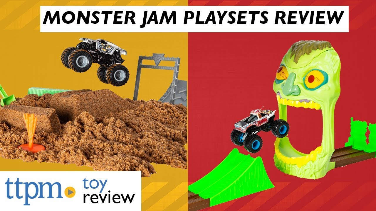 Monster Jam Monster Dirt Deluxe & Zombie Madness Set from Spin Master