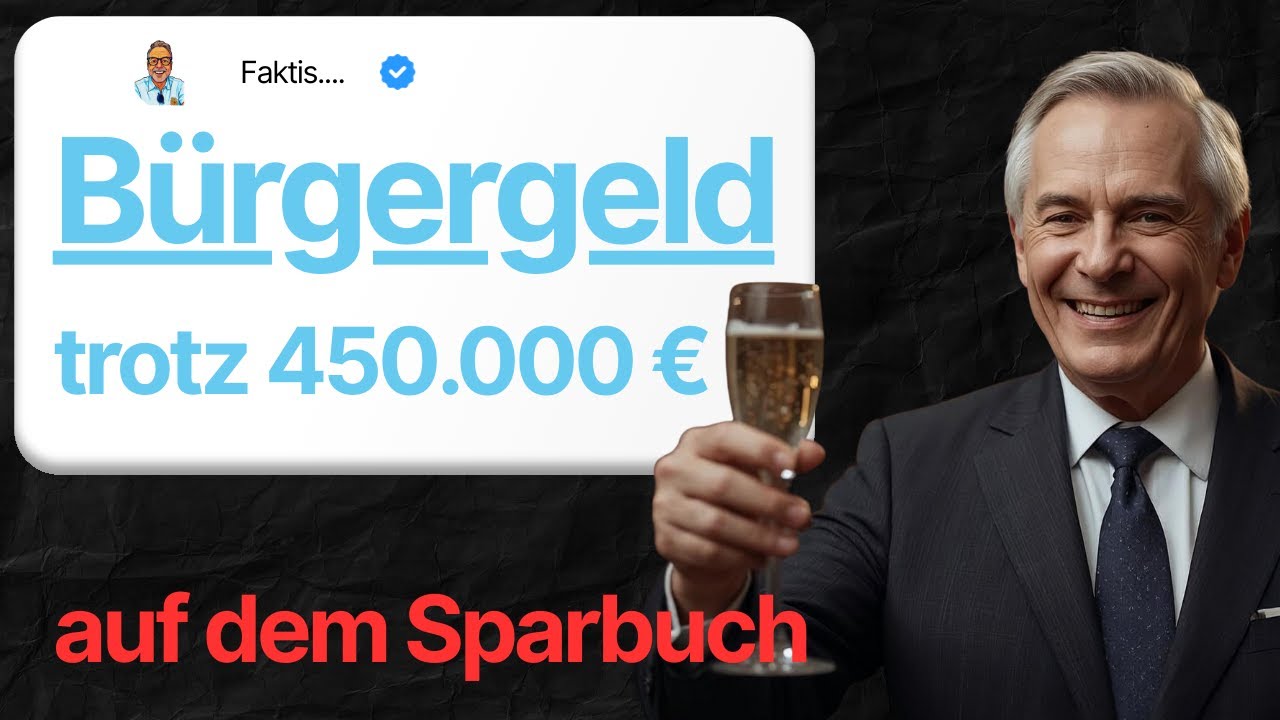 Unglaublich: 450.000 Euro auf dem Konto - Trotzdem Bürgergeld bezogen...