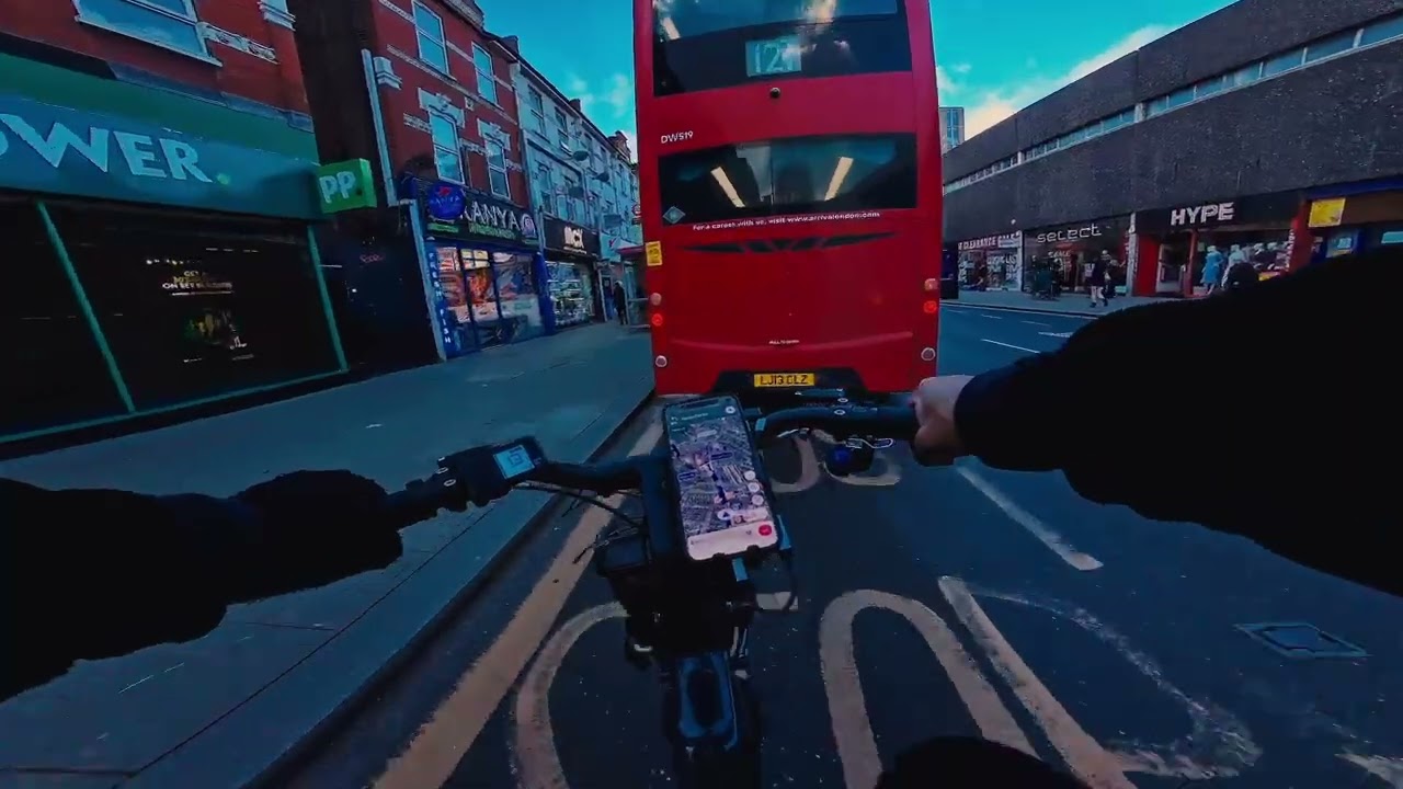 Fazendo entregas em londres