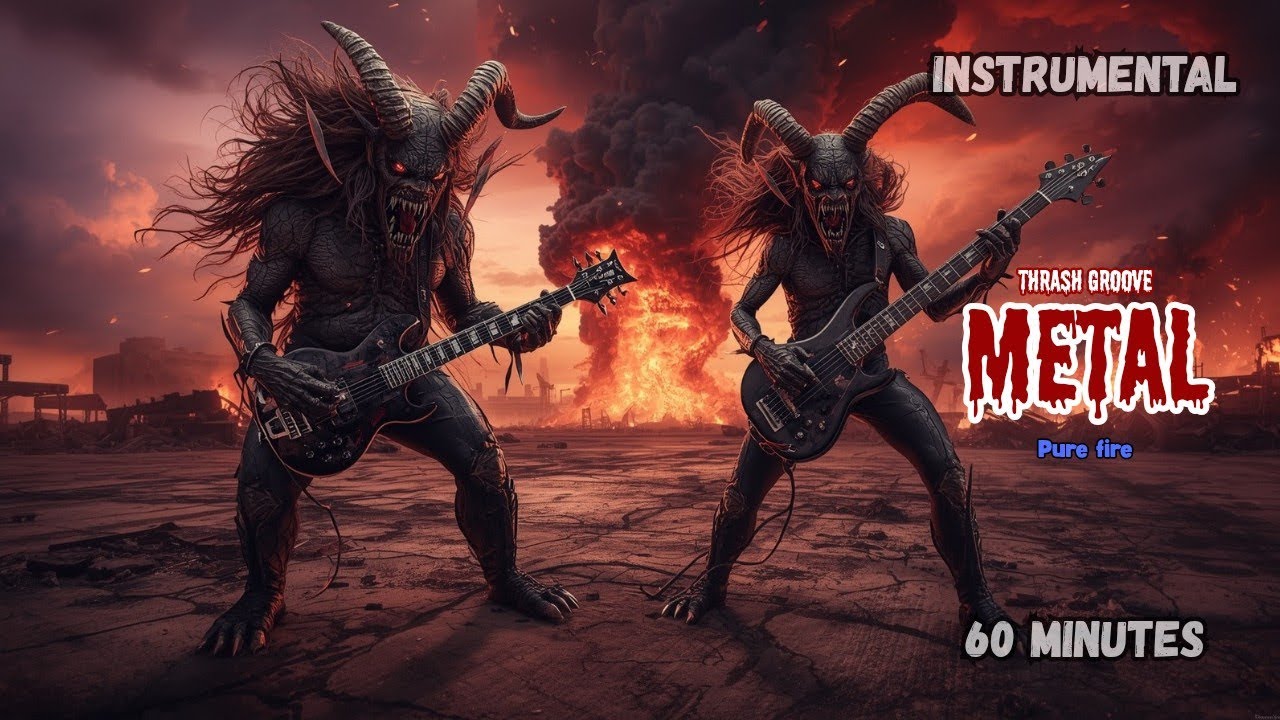 1 HOUR OF THRASH GROOVE METAL – POWERFUL INSTRUMENTAL METAL MUSIC FOR HEADBANGING