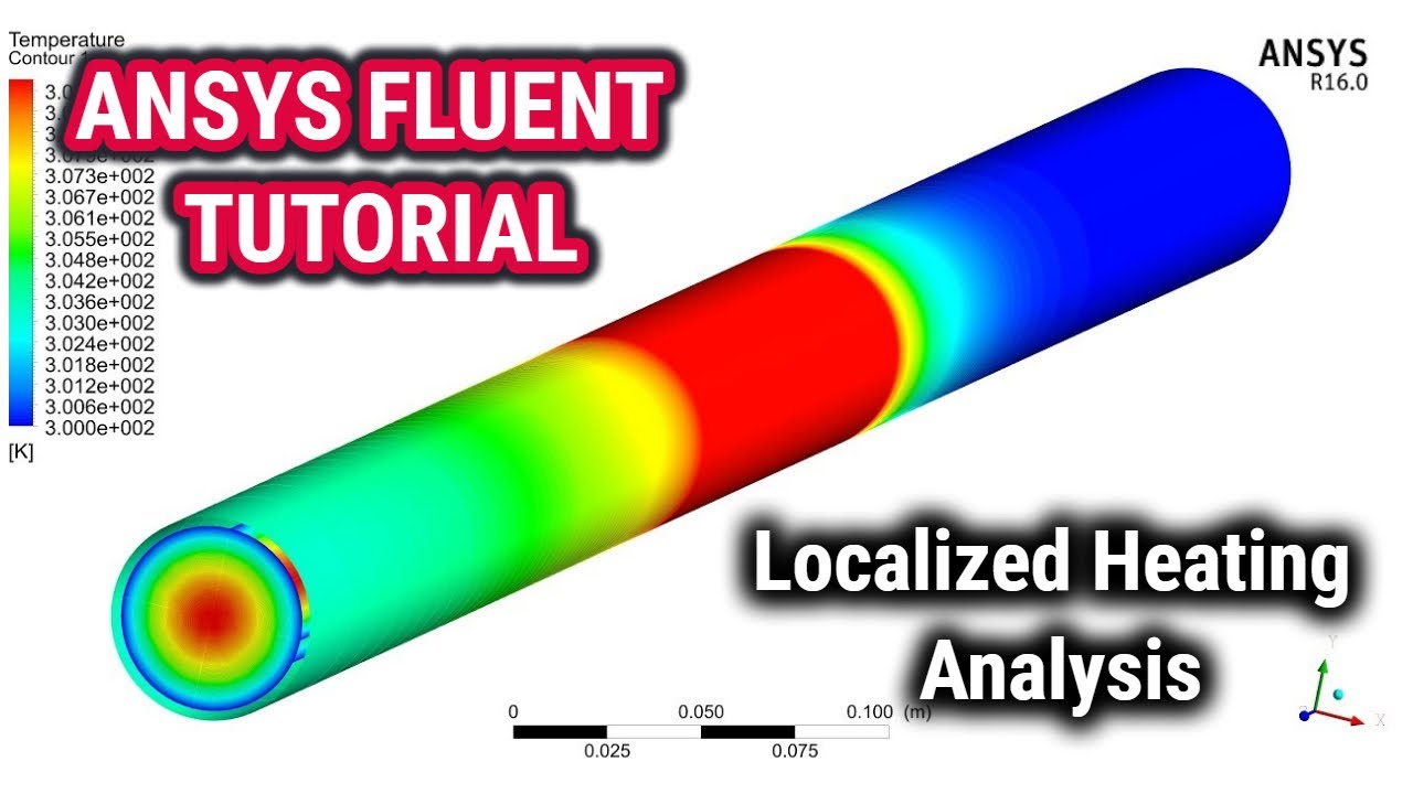 ANSYS Fluent Tutorial | Localized Heating Analysis Using ANSYS Fluent | ANSYS CFD | ANSYS Workbench