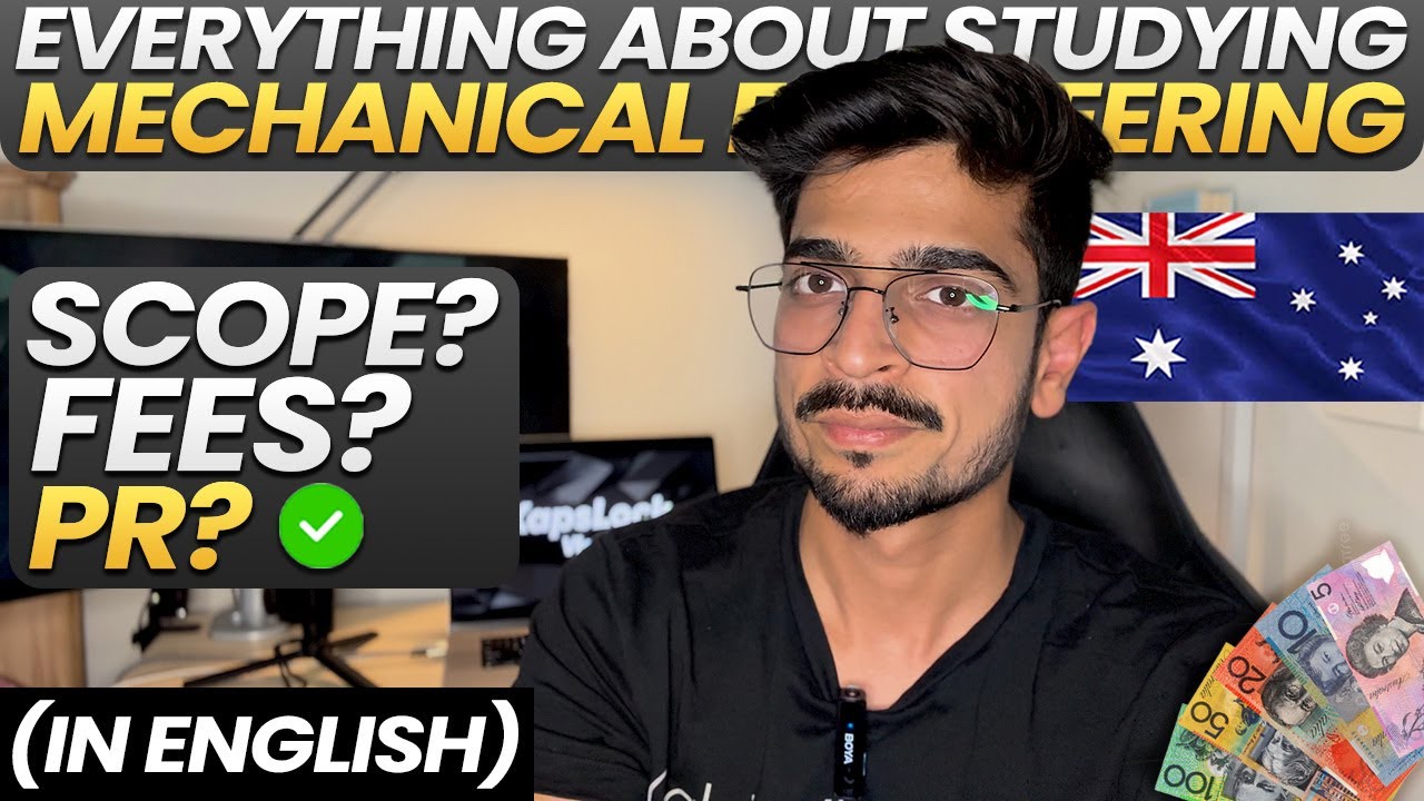 Study Mechanical Engineering in Australia🇦🇺 | PR Pathway, Job Market & High Salary Jobs | Vlog #288
