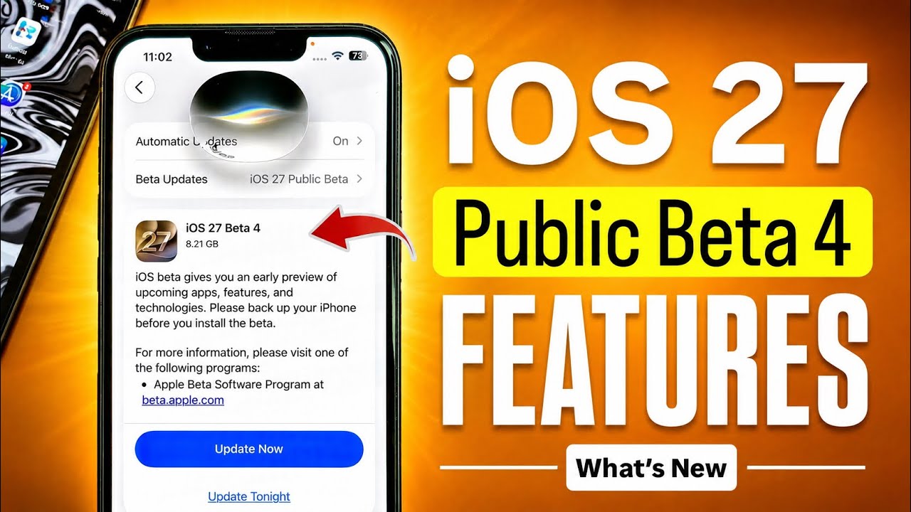 iOS 27 Public Beta 4 Released - iOS 27 Public Beta 4 FEATURES - Should You Install? Public Beta 4