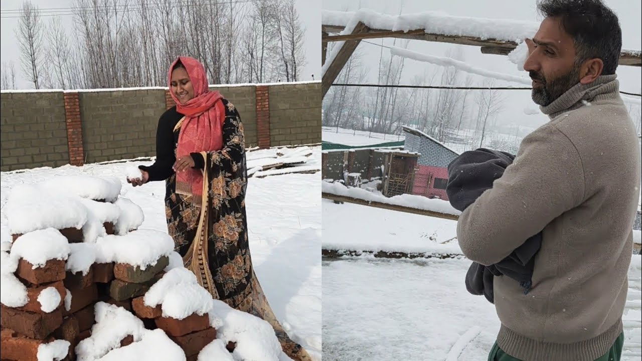 Snow☃️ live பாக்க வாங்க #viral #trending #snow #kashmir #tamil #live 