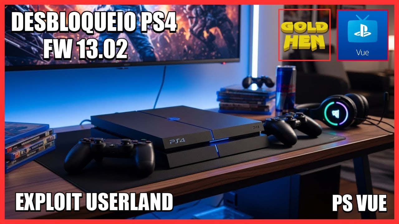EXPLICANDO O EXPLOIT DE USERLAND DO PS4 13.02 PELO PS VUE