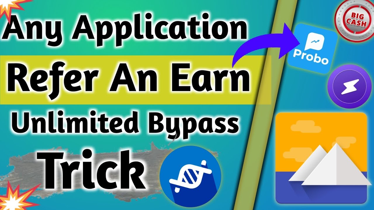 One Device Unlimited Refer Bypass Trick ! Any Application Referral Bypass !