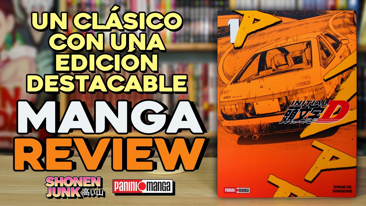 Initial D (Edicion Shinsoban)  tomo 1 | Manga Review | Panini Manga Mx