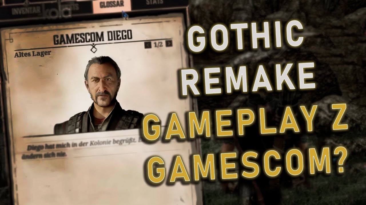 GOTHIC REMAKE - GAMEPLAY Z GAMESCOM! | COMMENTARY | REAKCJA | CZY POKAZALI COŚ NOWEGO?