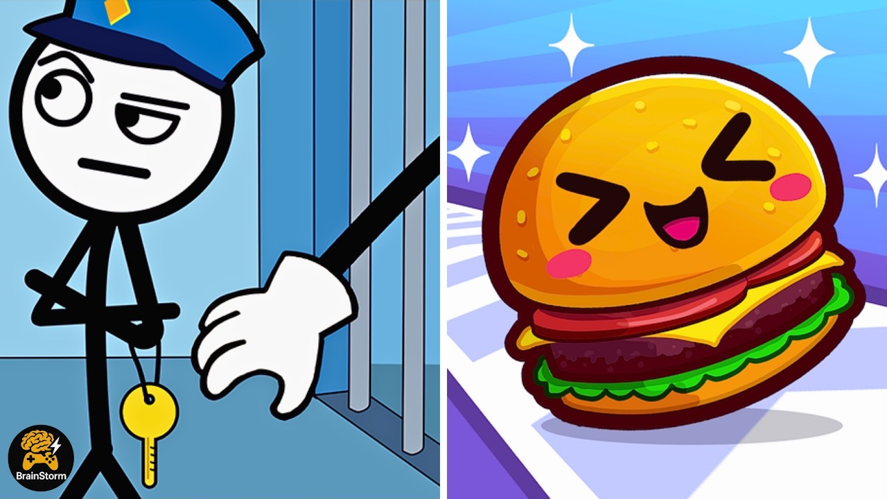 Food Run Vs Thief puzzle | Max Gameplay | BrainStorm Walkthrough | Android & iOS(New Update 2026)