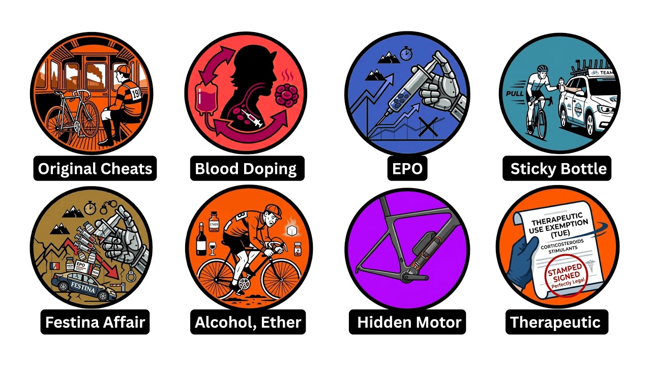 Every MIND-BLOWING Cheating Scandal in Tour de France Explained