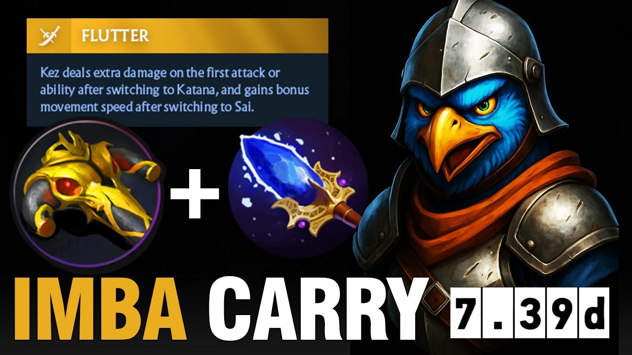 Kez Easy Lane – 0 Deaths UNSTOPPABLE Build! Dota 2 Patch 7.39d Gameplay