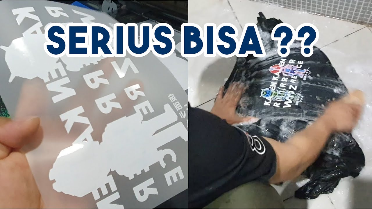 Print DTF tanpa Powder