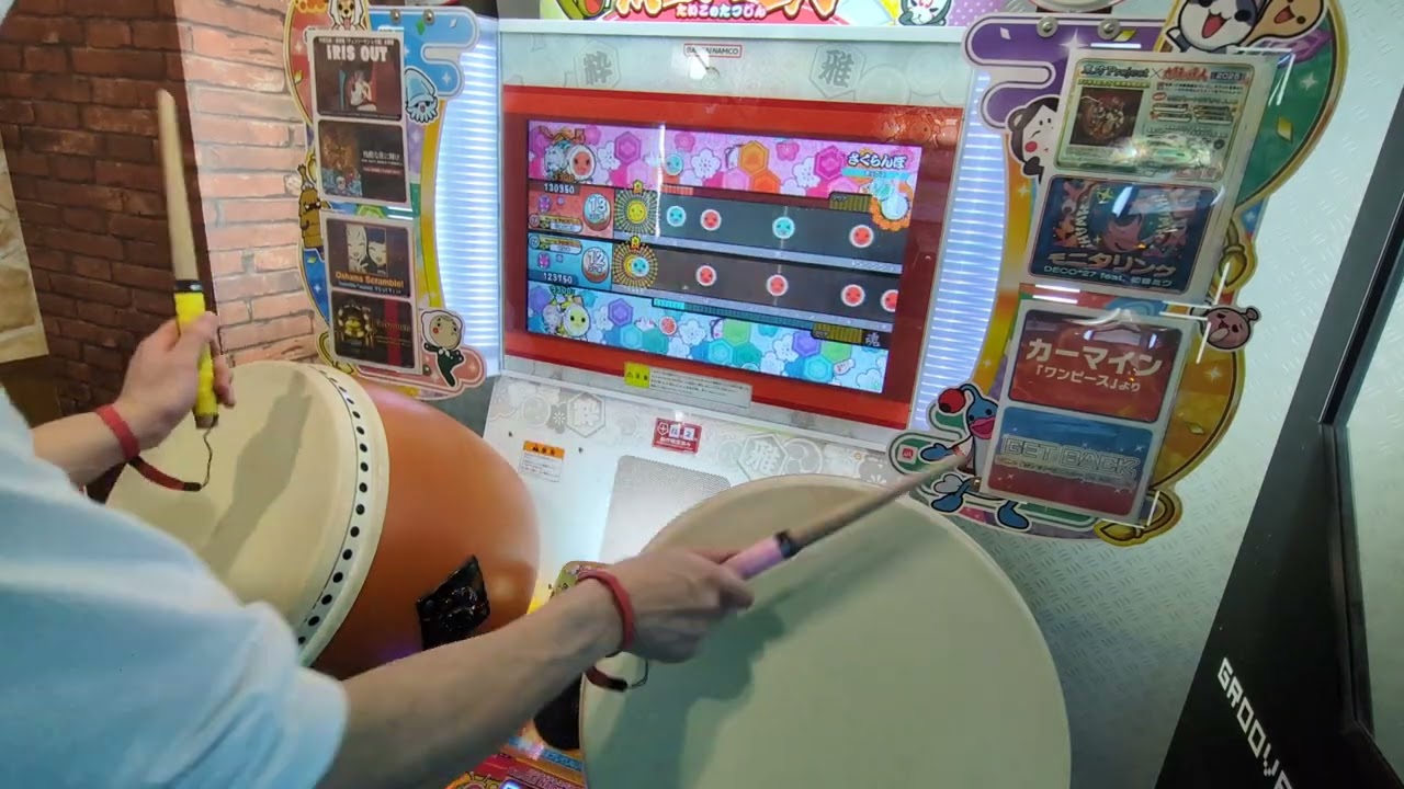 【太鼓の達人ニジイロver.】さくらんぼ(おに)でたらめ双打クリア