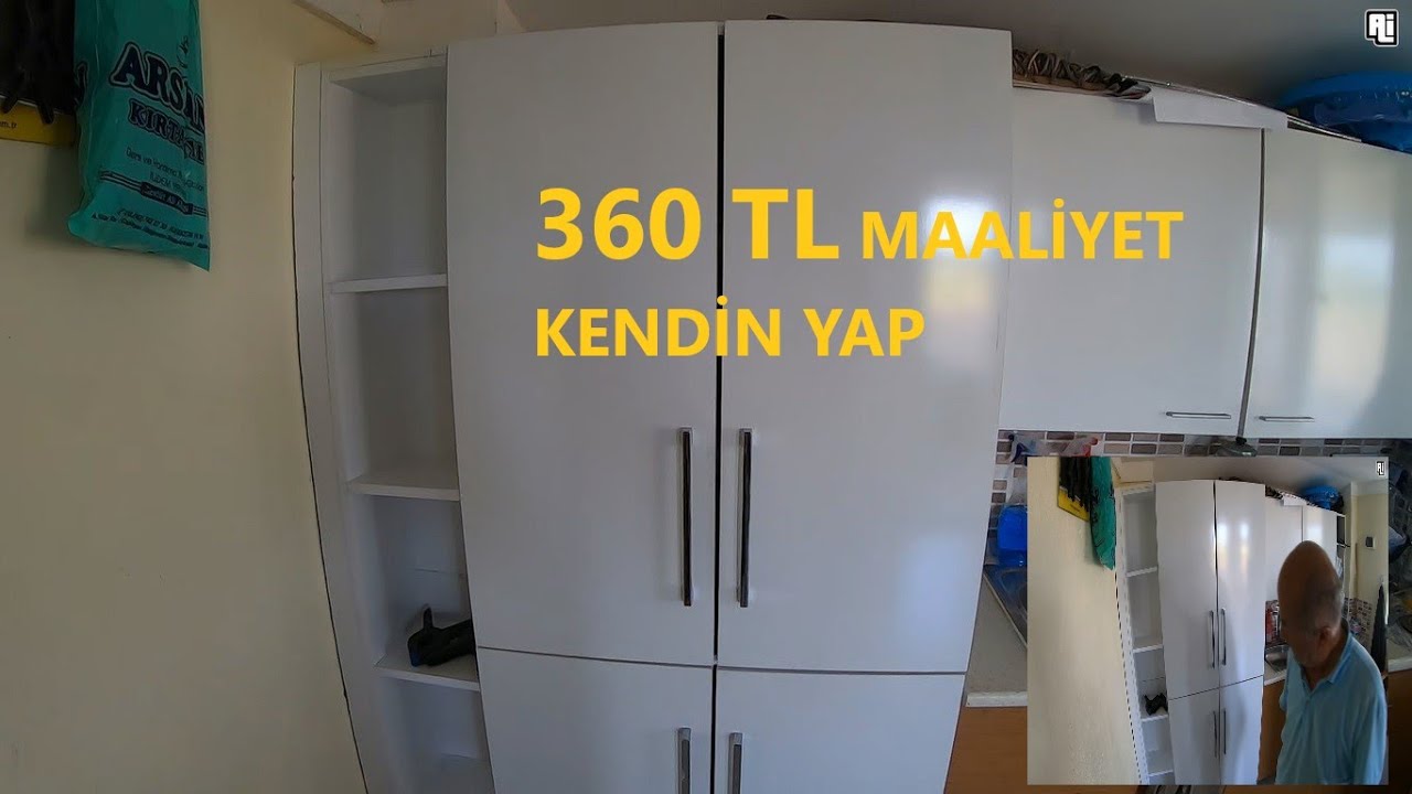 Kendi Malzeme,Kiler Dolabımızı Yaptık,En az %50 Kar Ettik - Building a Pantry cupboard