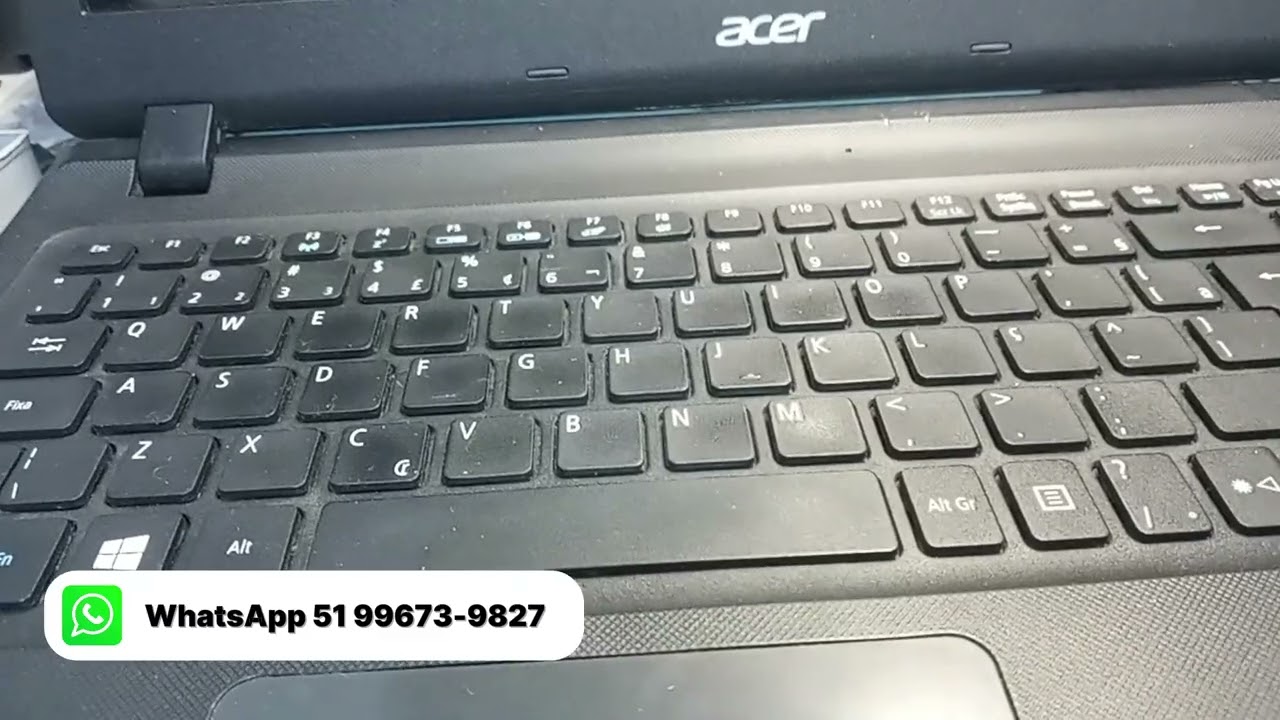 NOTEBOOK ACER ASPIRE COM IMAGEM FRACA NA TELA BACKLIGHT