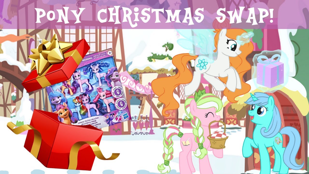 Christmas MLP Swap with @atomicglitter! (Snacks, Ponies, and More!)