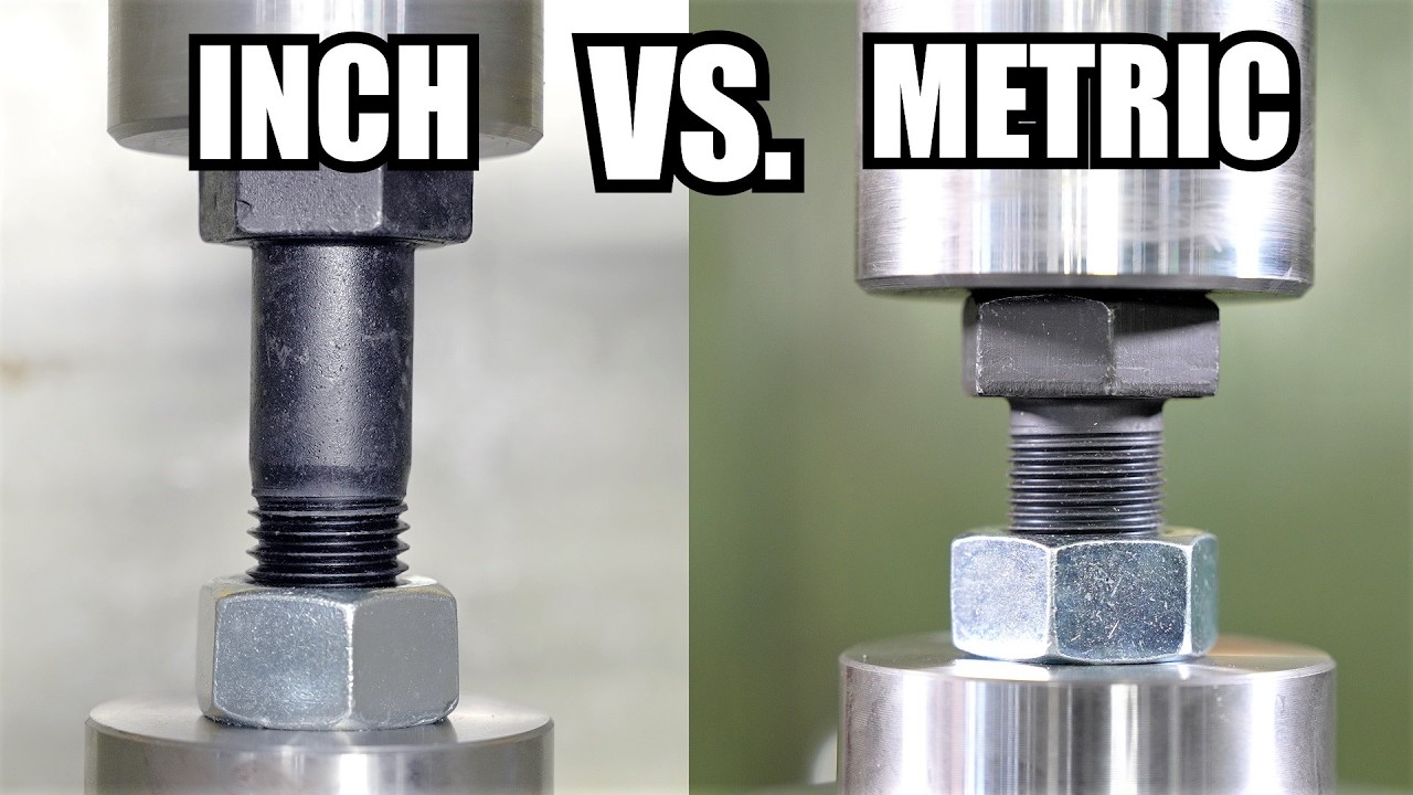 How Strong Are Bolts & Nuts? Ultimate Hydraulic Press Test Compilation