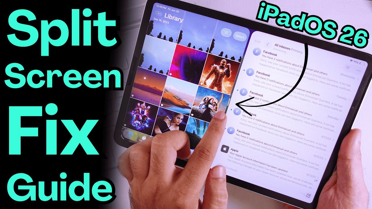 How to Fix Split Screen Not Working on iPad in iPadOS 26 | Use Split View