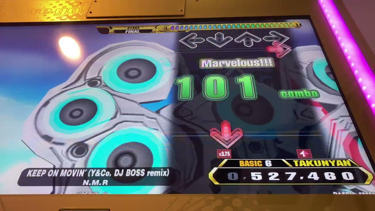【DDR A3】KEEP ON MOVIN' (Y&Co. DJ BOSS remix)【BASIC】
