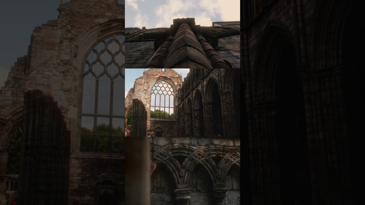 12th century Holyrood Abbey - Edinburgh