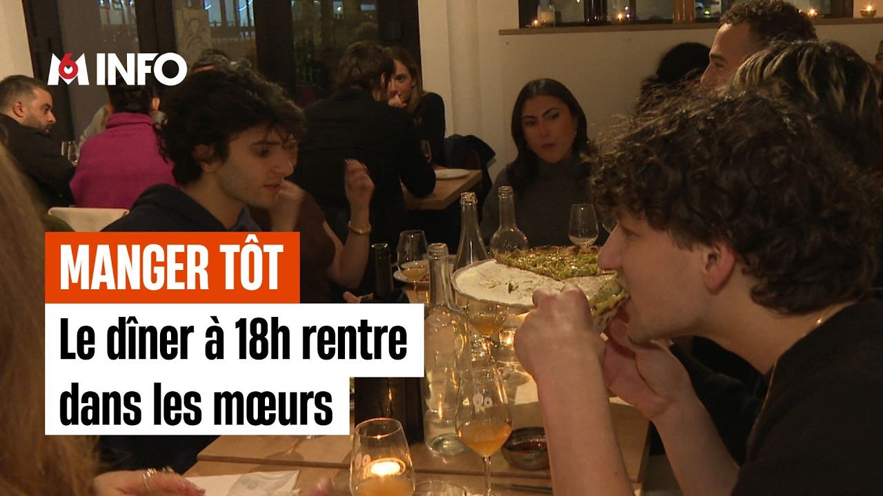 Dîner à 18h, c'est tendance