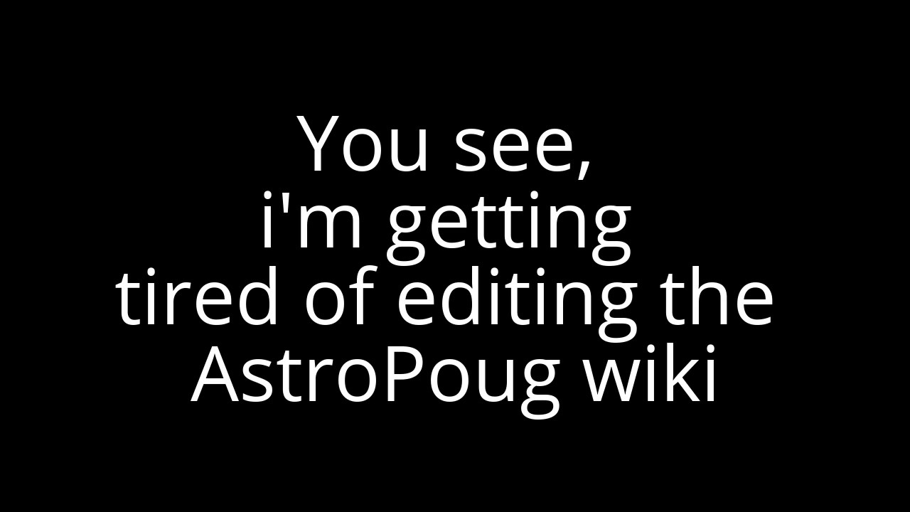 I need help with my wiki