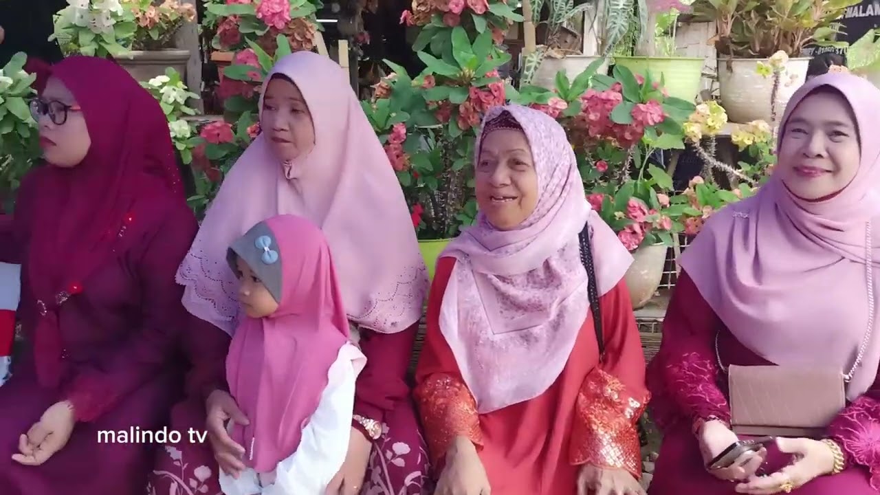 Suasana kenduri kahwin masyarakat Bugis lorong teratai 1 kampung Merotai besar Tawau Sabah 