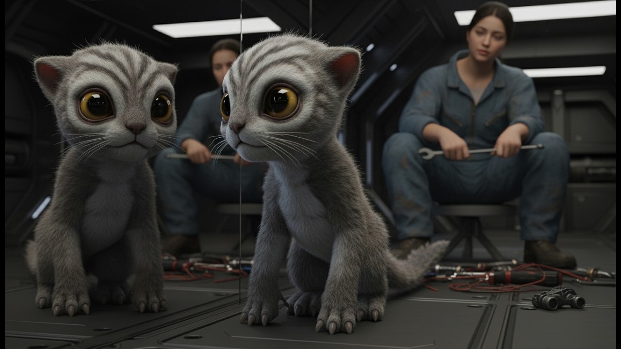 The Predator Cub Saw His Reflection for the First Time and Spent a Full Hour Studying Himself