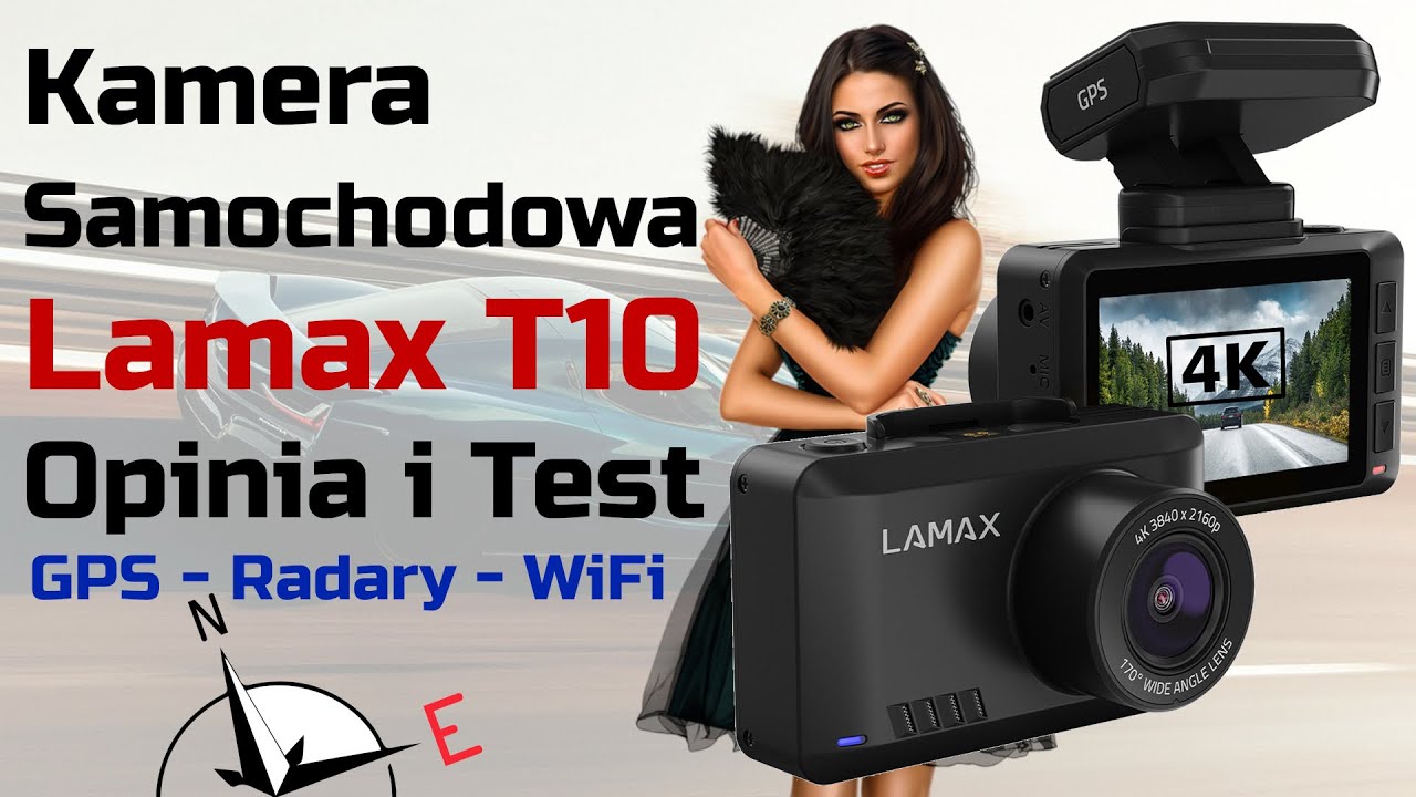 Kamera samochodowa Lamax T10 (GPS, Radary, 4K) – Opinia