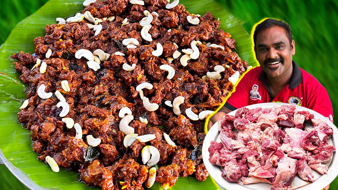 1 KG VIRUDHUNAGAR MUTTON OIL CHUKKA| MUTTON RECIPE | WORLD FOOD TUBE