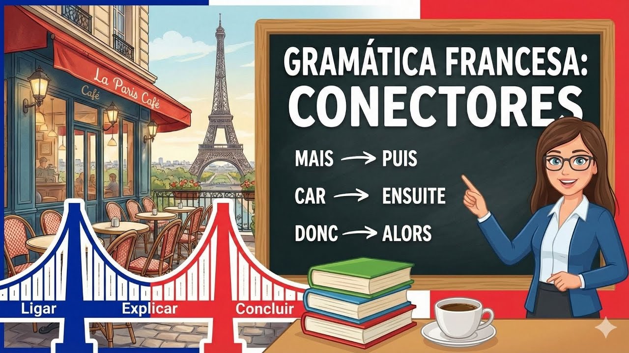 🇫🇷🔗 Conectores da Língua Francesa | Fale e Escreva com Fluidez