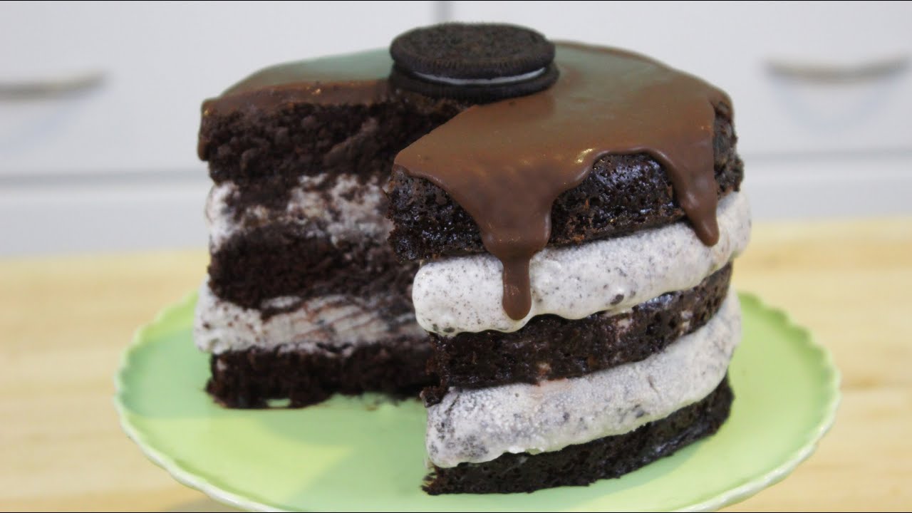 How to Make Oreo Ice Cream Cake!