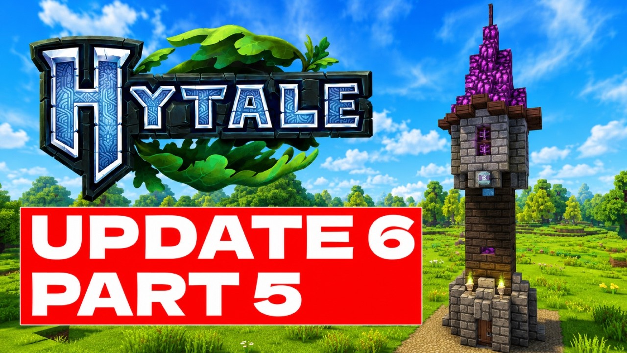 Hytale Update 6 Part 5 Is Here! - New Mage Towers & More!