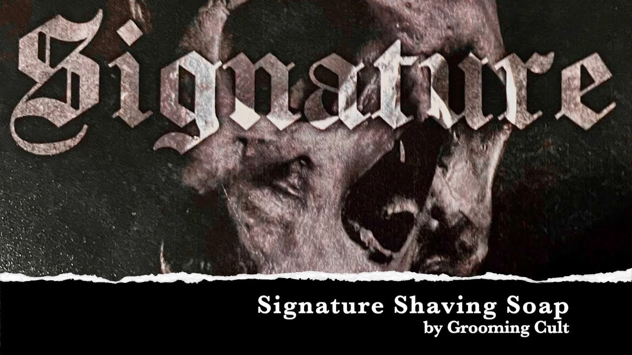 Signature Shaving Soap by Grooming Cult - Wet Shaving/ Παραδοσιακό Ξύρισμα