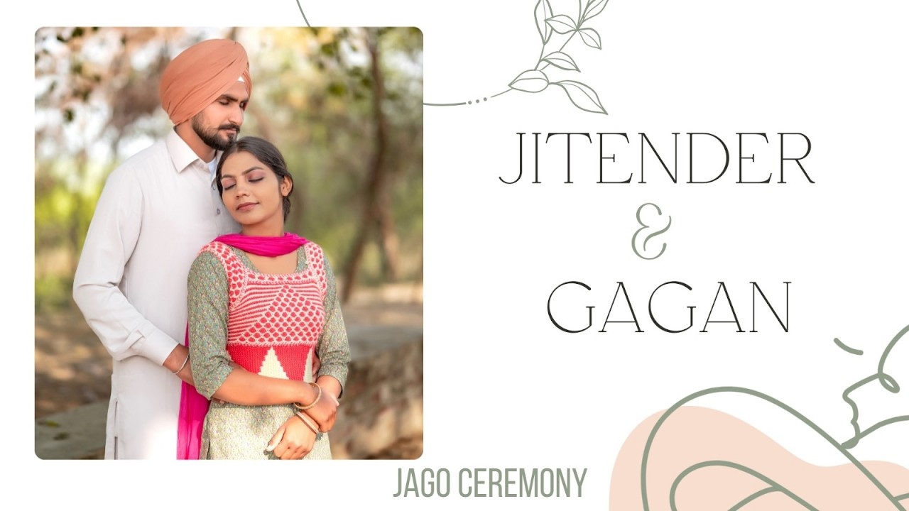 🔴LiVE Jago Ceremony || Jitender gill & gagan ||Taj Studio kenchian