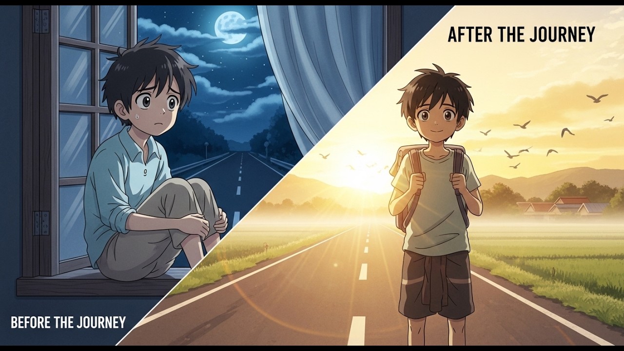 A Small Trip, A Big Change  A1–A2 English Listening Practice with Story