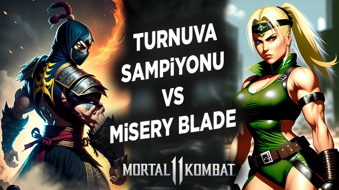 TURNUVA ŞAMPİYONU MİSERY BLADE SCORPİONA KARŞI ! - EFSANELER LİGİ #2 - Mortal Kombat 11