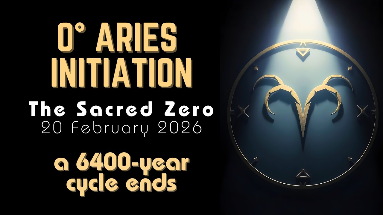 6,400 Year Reset  at 0° Aries ✶ Zero Point Activation (20 February, 2026)