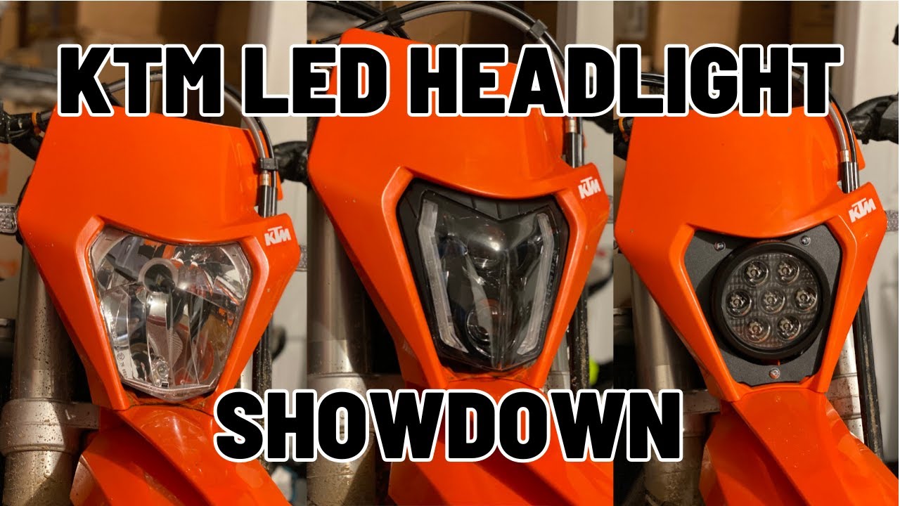 KTM LED Headlight Showdown - Cyclops 10.0 Ultra VS Sicass Racing Projector VS Denali D7