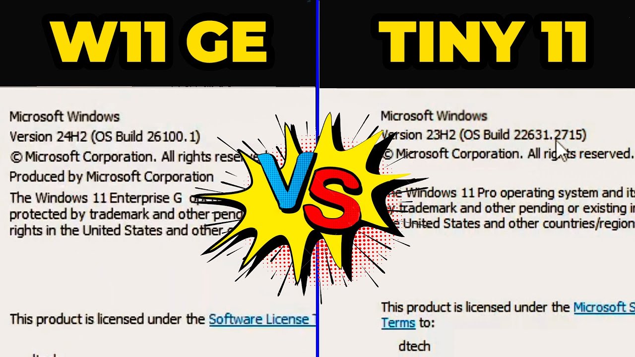 🚀Windows 11 Government Edition VS Tiny 11 - HONEST REVIEW #windows