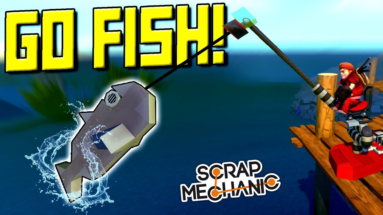 Multiplayer Fishing Challenge of Ridiculousness! - Scrap Mechanic Multiplayer Monday! Ep 114