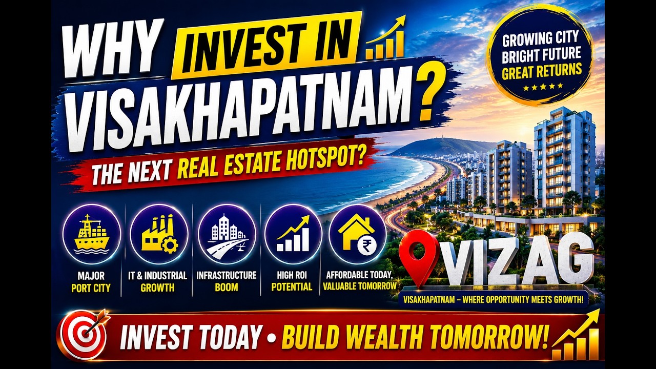 Why Invest in Visakhapatnam Real Estate in 2026? | The Next Property Hotspot in India! 🚀