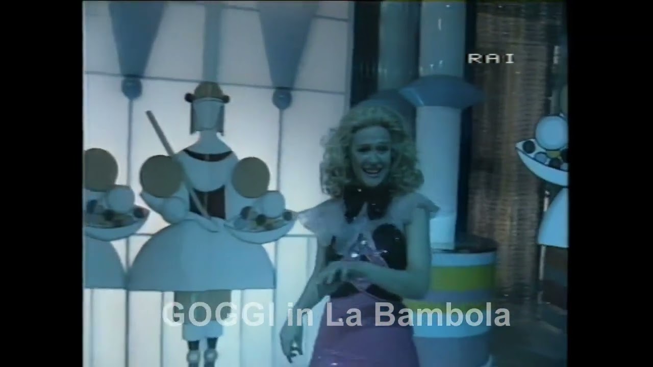 Loretta Goggi in Quiz 1984/85 PATTY PRAVO -LA BAMBOLA